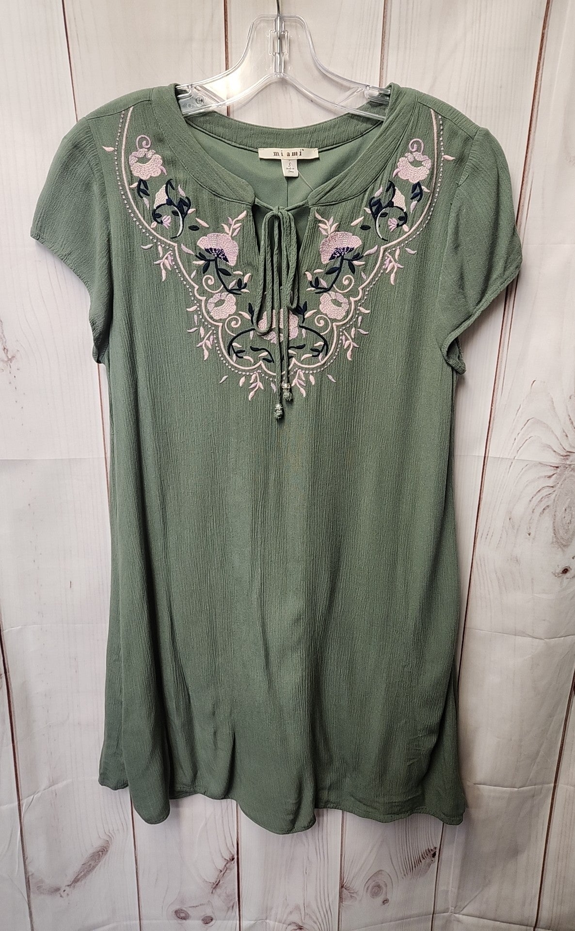 Mi Ami Women's Size S Green Dress