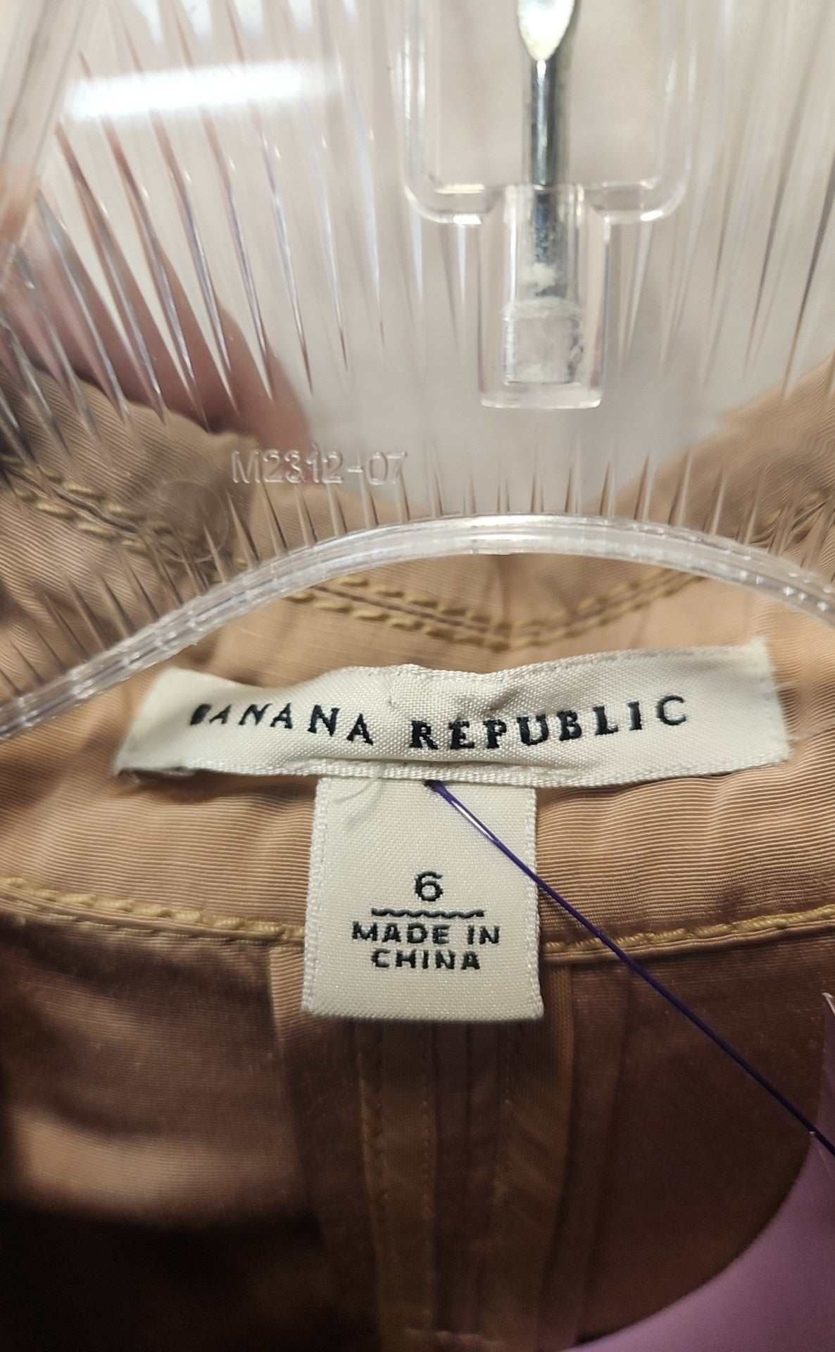 Banana Republic Women's Size 6 Tan Coat
