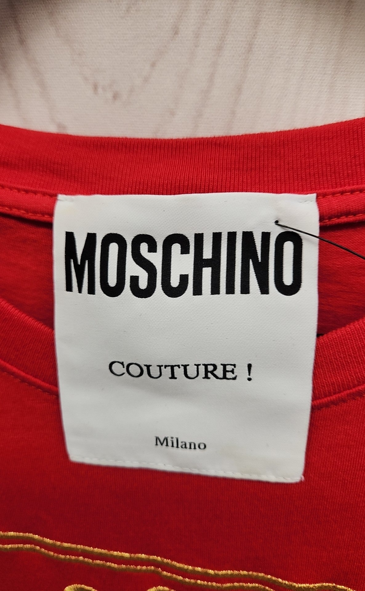Moschino Couture In Love We Trust Women's Size S Red Dress