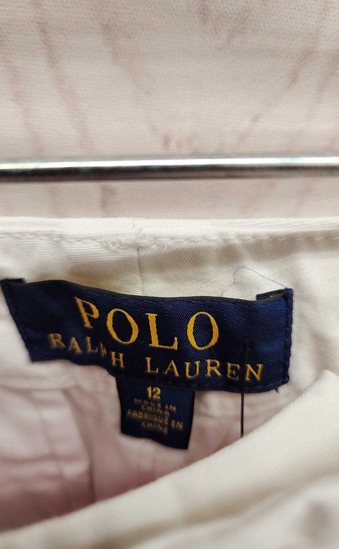 Polo by Ralph Lauren Boy's Size 12 White Pants