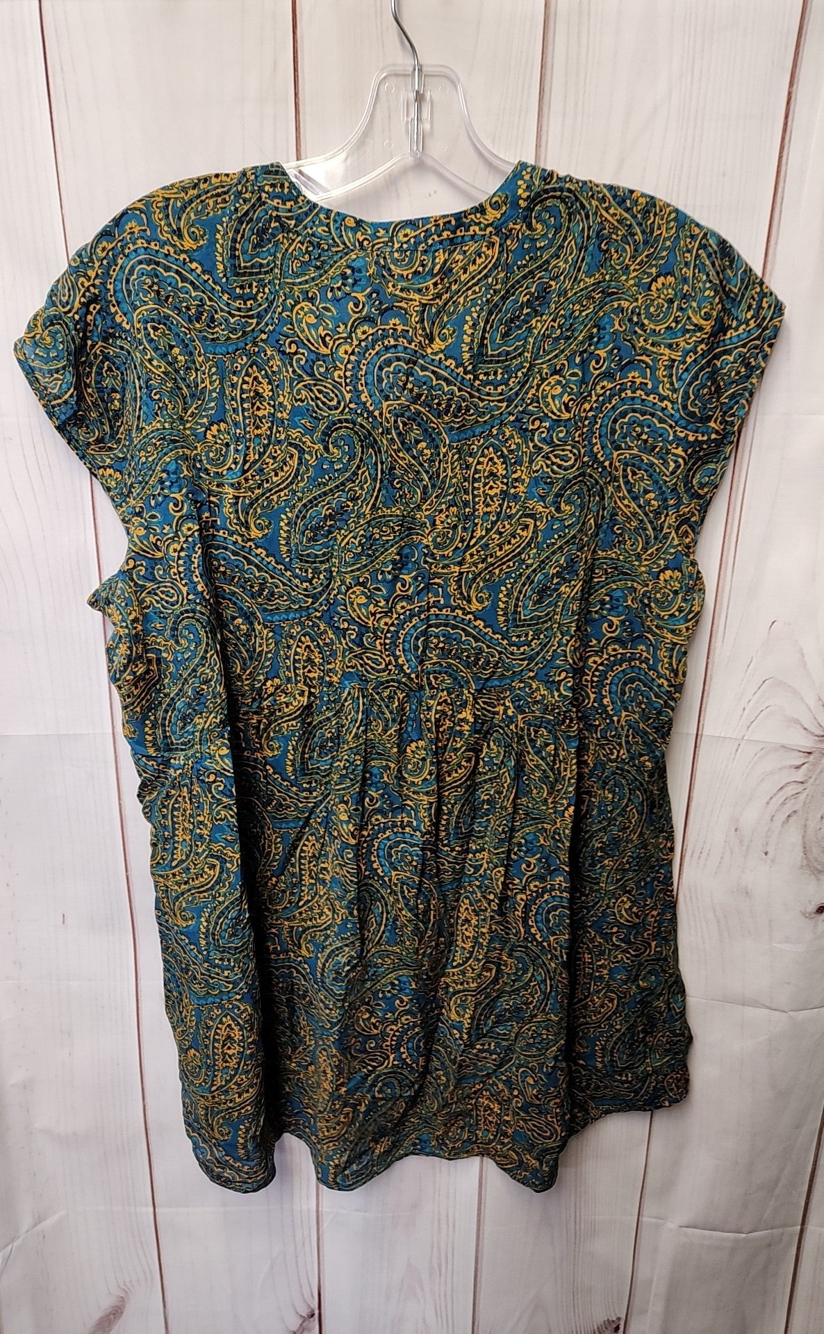 Dr2 Women's Size L Green Sleeveless Top