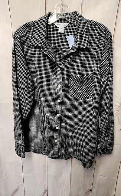 Old Navy Women's Size XL Black Long Sleeve Top