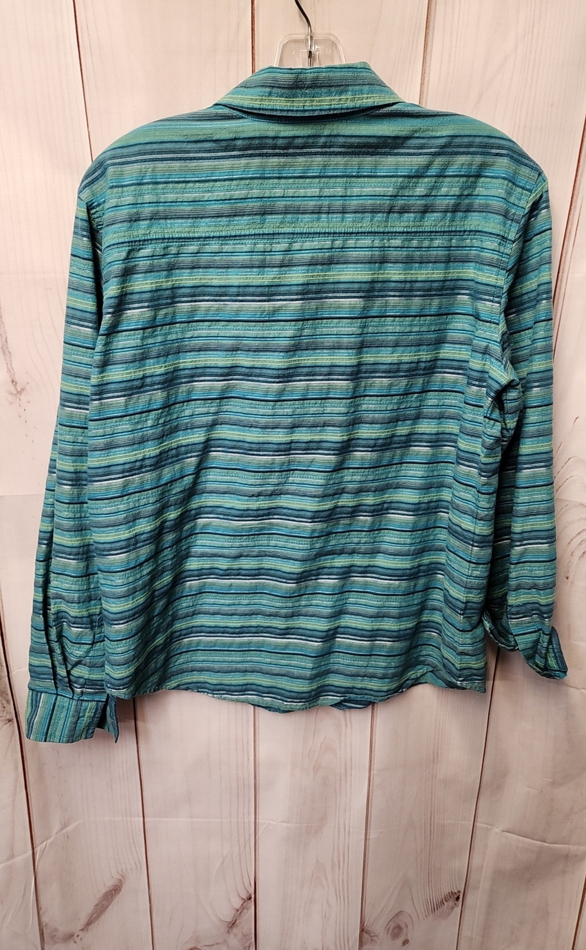 Chico's Women's Size 1 = US M Teal Long Sleeve Top