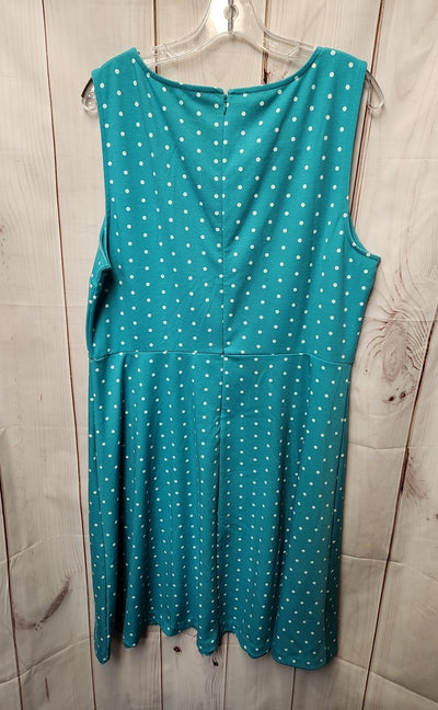 Talbots Women's Size XL Turquoise Dress