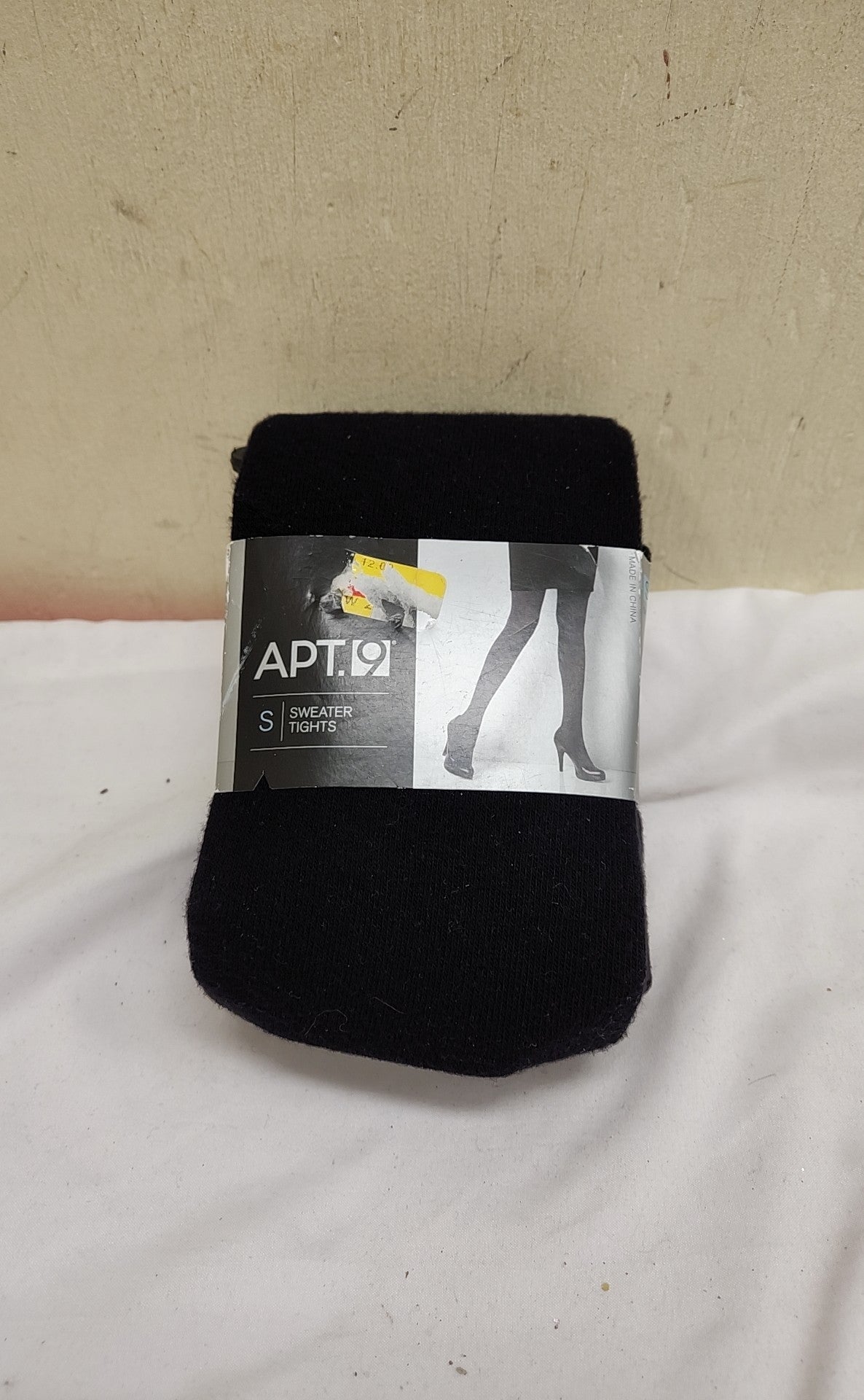 NWT Apt 9 Size S Black Tights