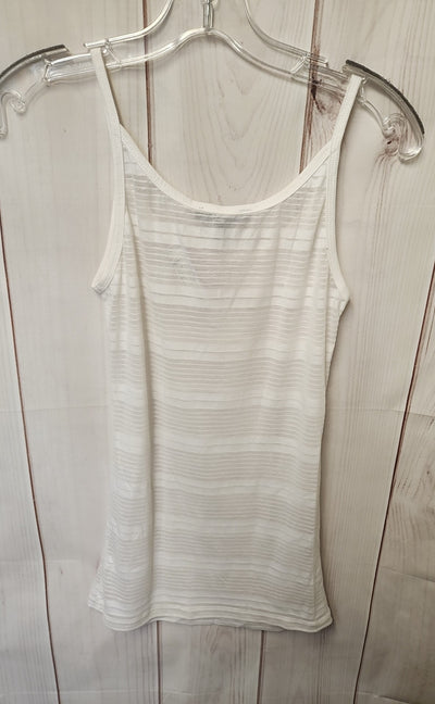 NWT Express Women's Size S White Sleeveless Top