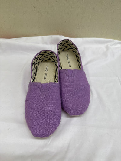 Toms Women's Size 7-1/2 Purple Flats