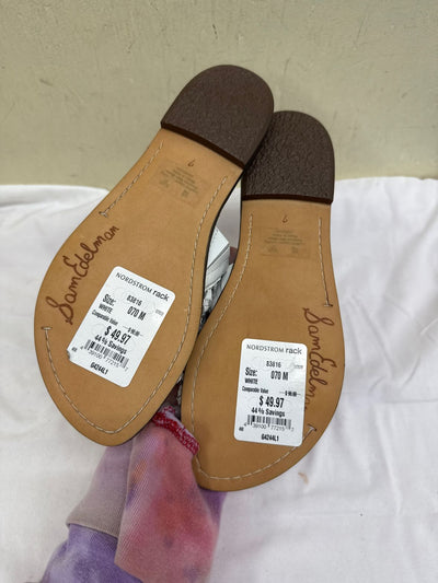 Sam Edelman Women's Size 7 White Sandals