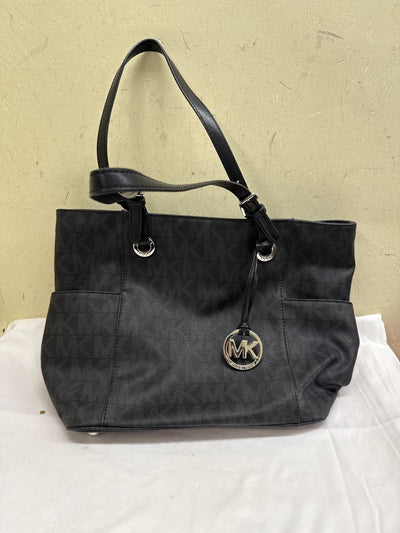 Michael Kors Black Leather Tote Bag