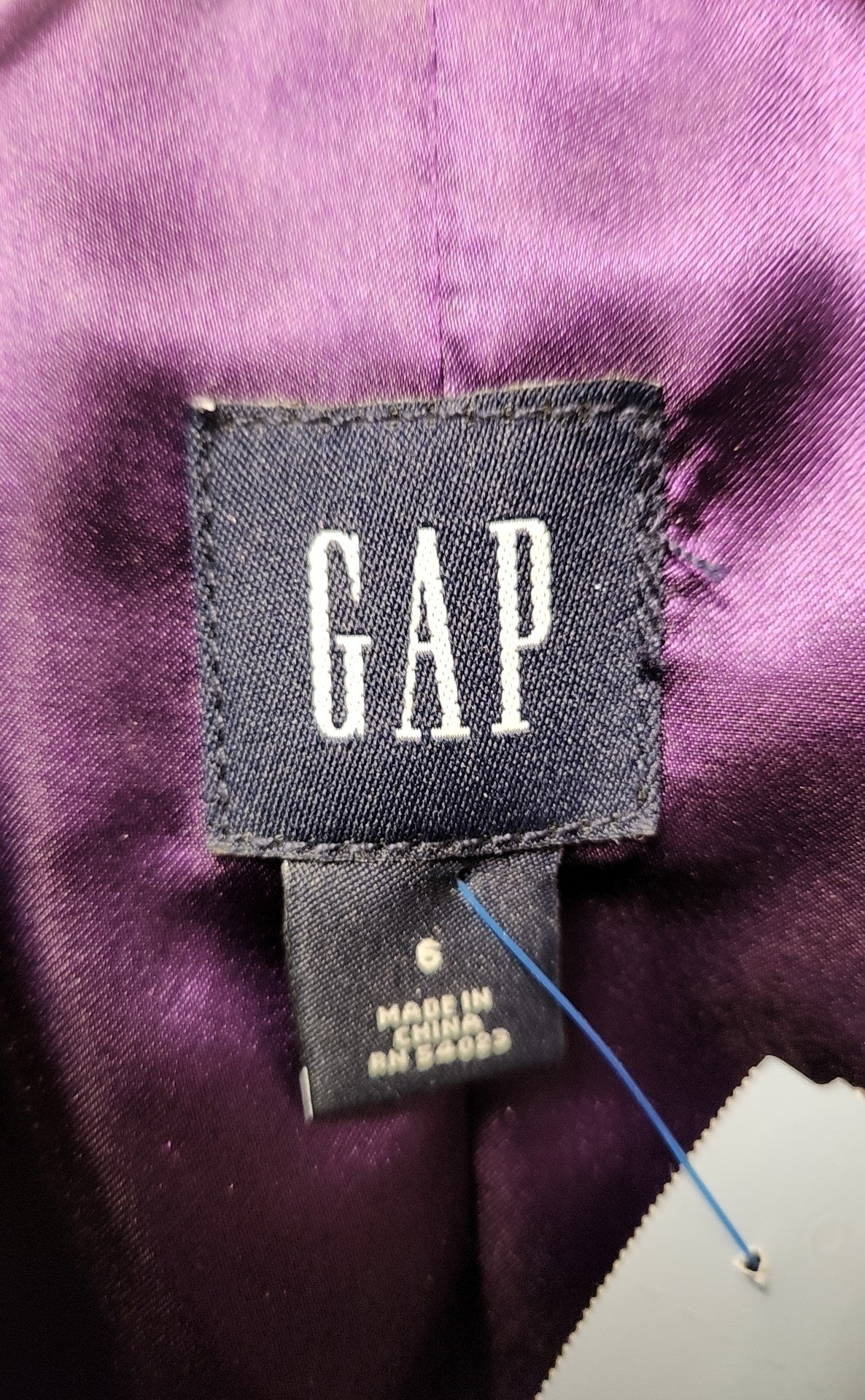 Gap Women's Size 6 Black Velour Blazer