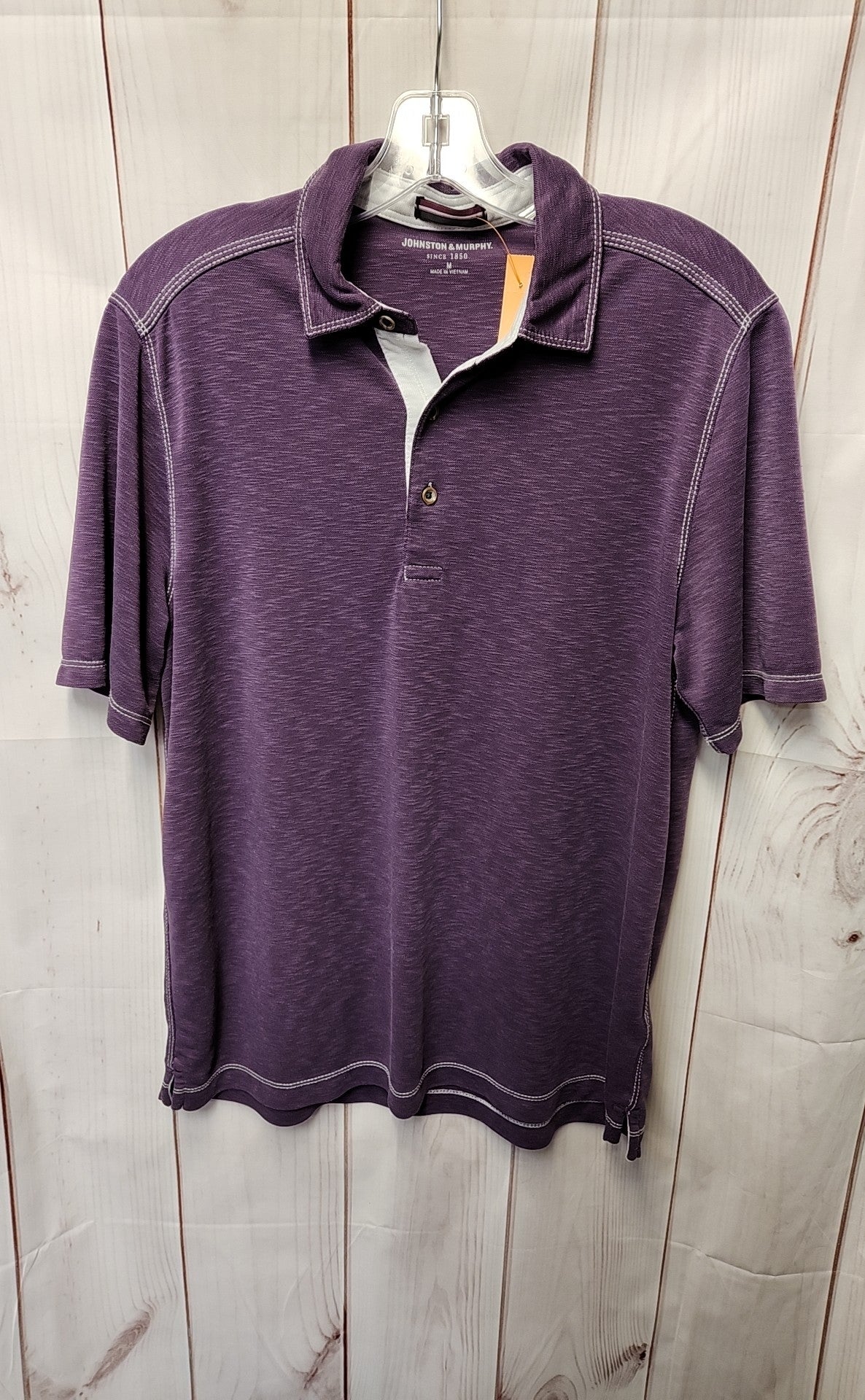 Johnston & Murphy Men's Size M Purple Shirt