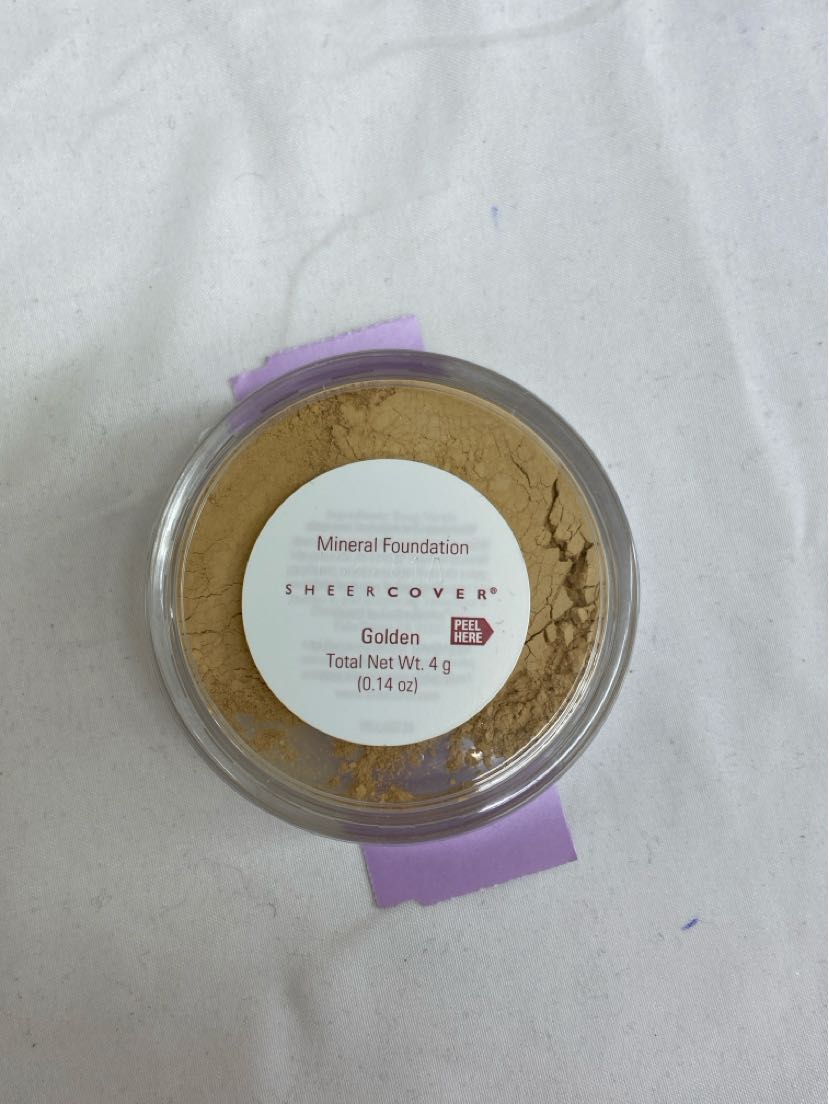 Sheer Cover Mineral Foundation Golden 0.14oz Cosmetic