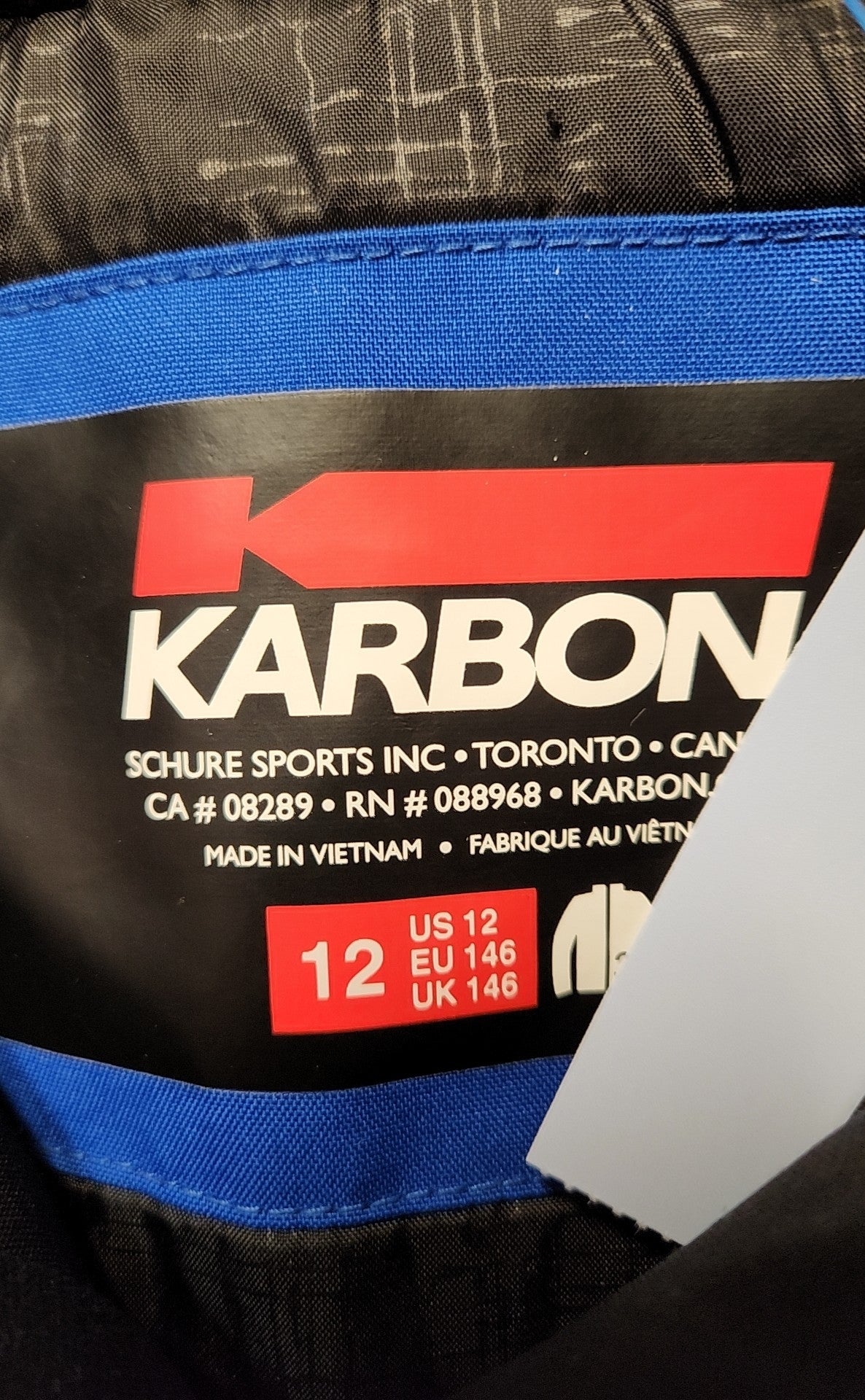 Karbon Boy's Size 12 Blue Jacket