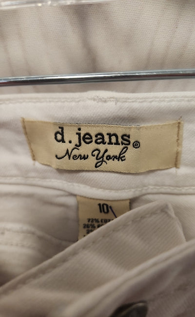 D Jeans Women's Size 10 White Shorts