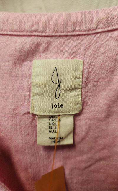 Joie Women's Size L Pink Long Sleeve Top