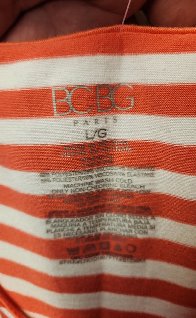 BCBG Paris Women's Size L Pink Sleeveless Top