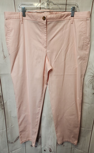 Talbots Women's Size 16 Pale Pink Pants Girlfriend Chino