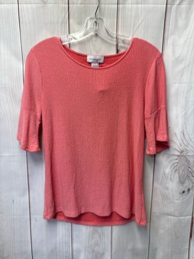 Liz Claiborne Women's Size S Pink Short Sleeve Top