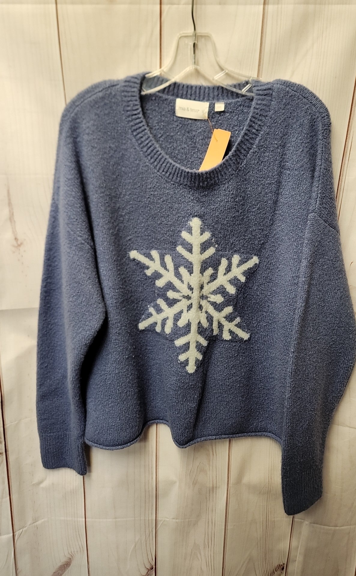 Mia & Tess Women's Size XL Blue Sweater