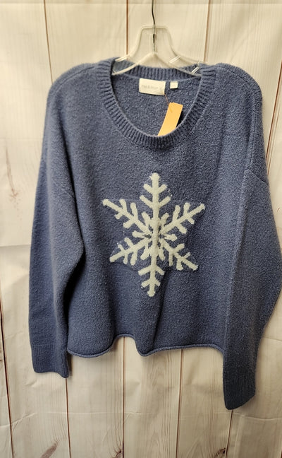 Mia & Tess Women's Size XL Blue Sweater