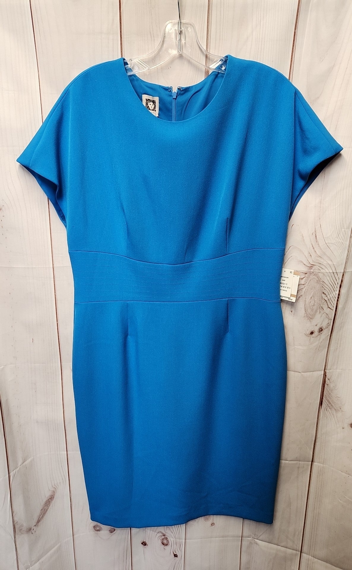 NWT Anne Klein Women's Size 12 Blue Dress