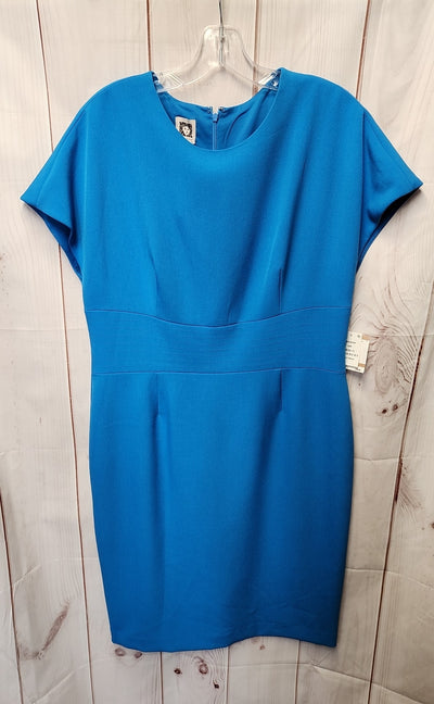 NWT Anne Klein Women's Size 12 Blue Dress