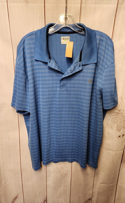 Izod Men's Size XXL Blue Shirt