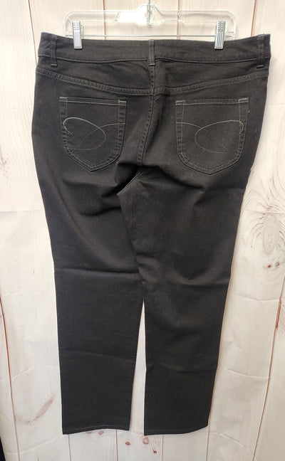 Chico's Women's Size 3 = US 16 Black Jeans