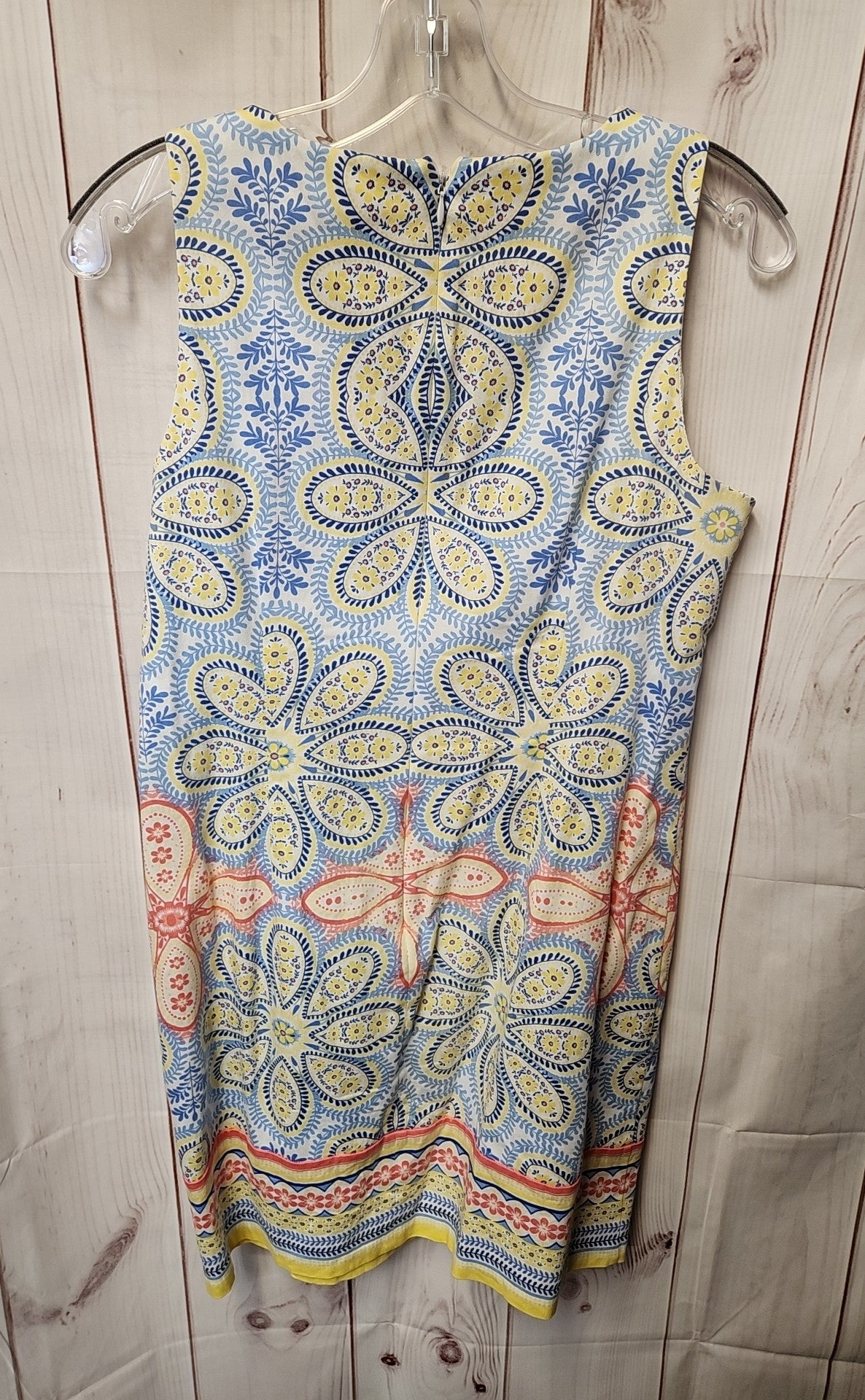 London Times Women's Size 6 Blue Floral Dress