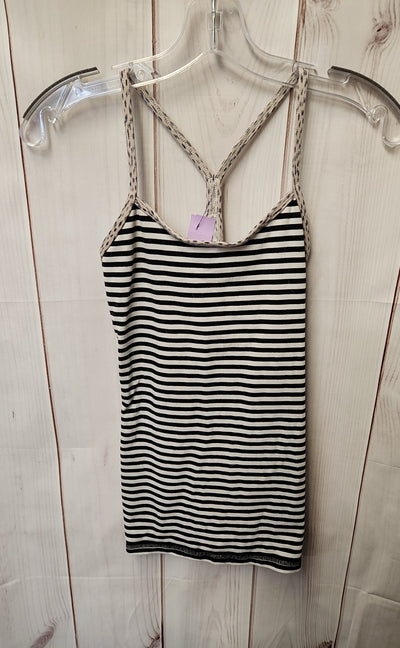 Lululemon Women's Size 4 White & Black Active Top