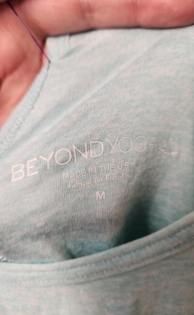 Beyond Yoga Women's Size M Blue Sleeveless Top
