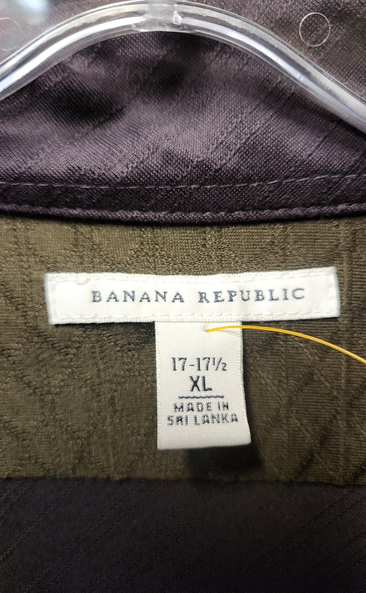 Banana Republic Men's Size XL Purple Shirt