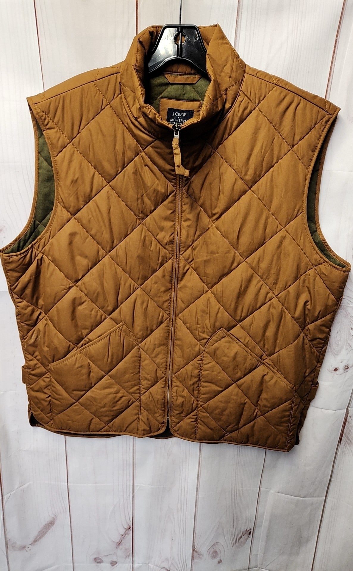 J Crew Men's Size XL Brown Vest