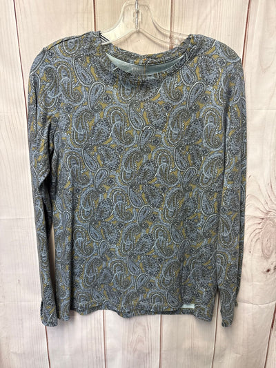 Lands End Women's Size S Blue Long Sleeve Top