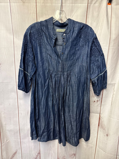 A La Tzarina Women's Size 1X Blue Dress