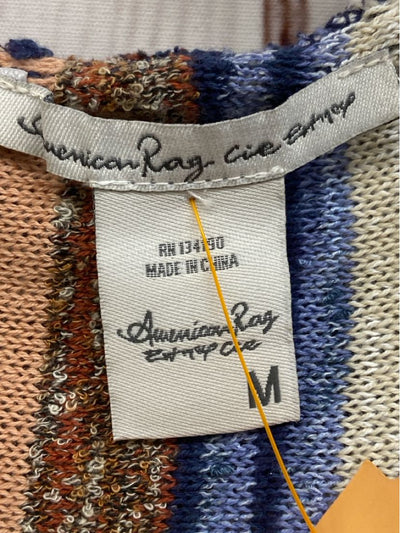 American Rag Women's Size M Blue & Brown Cardigan
