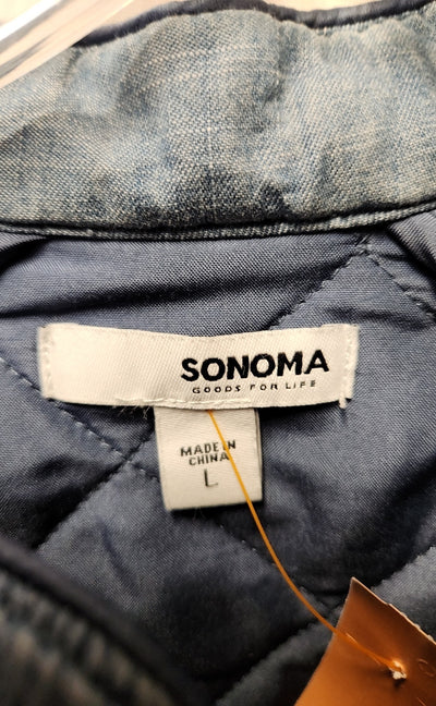 NWT Sonoma Women's Size L Blue Jacket