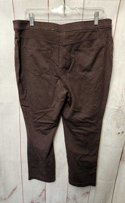 Chico's Women's Size 2 = US 12 Short Brown Pants
