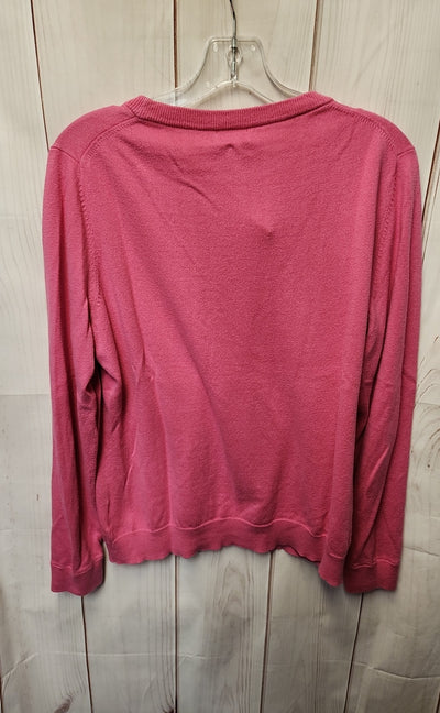 Vineyard Vines Women's Size L Pink Sweater
