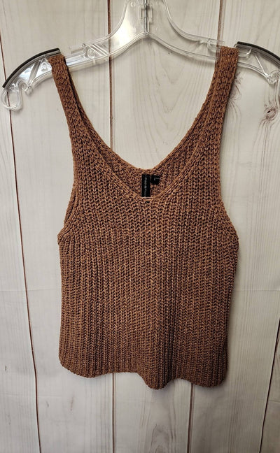Moon & Madison Women's Size L Brown Sleeveless Top