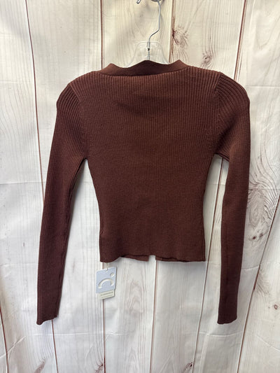 NWT Commense Women's Size XS Brown Cardigan