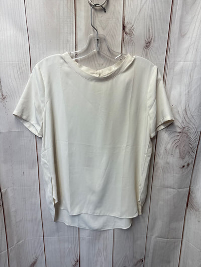 Loft Women's Size S White Short Sleeve Top