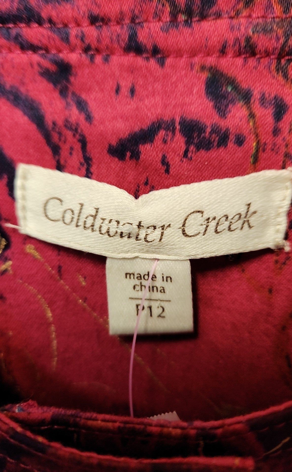 Coldwater Creek Women's Size 12 Petite Pink Jacket