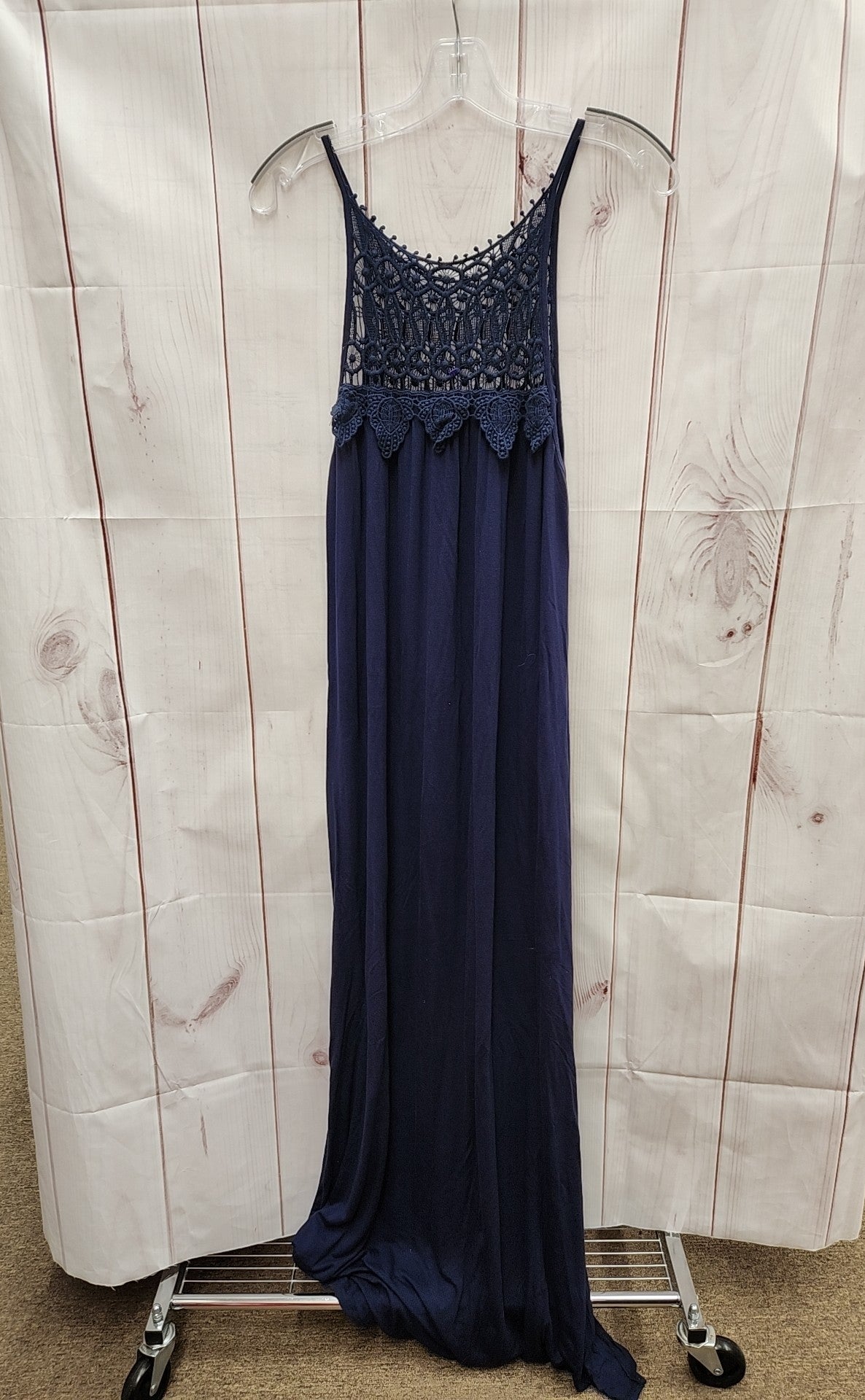 Sweet Lovely by Jen Women's Size L Navy Dress