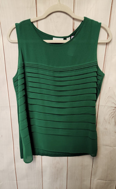 New York & Company Women's Size L Green Sleeveless Top