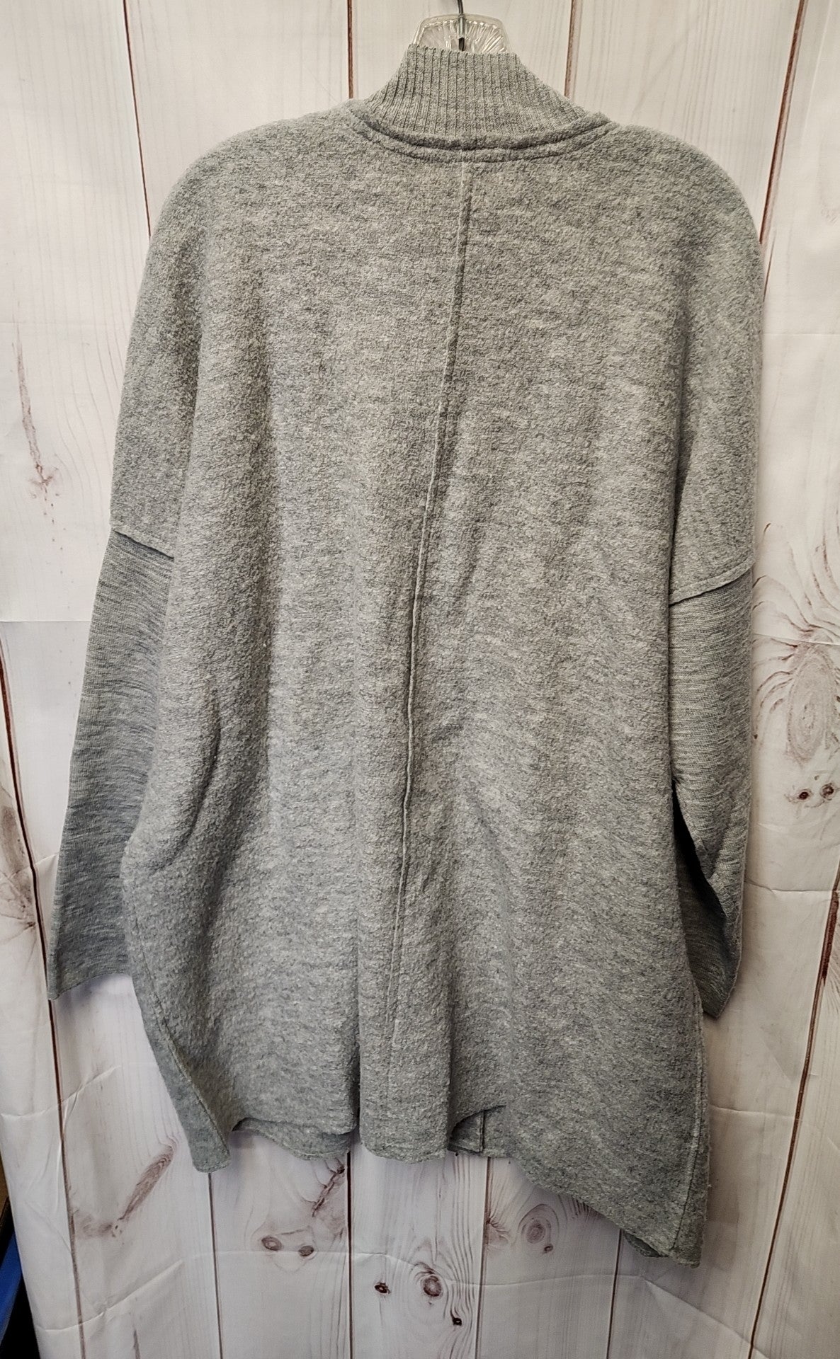 J Jill Women's Size XL Gray Merino Wool Coat
