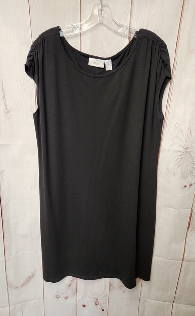 Chico's Women's Size 3 = US 16 Black Dress
