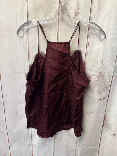 Nine West Women's Size M Maroon Sleeveless Top