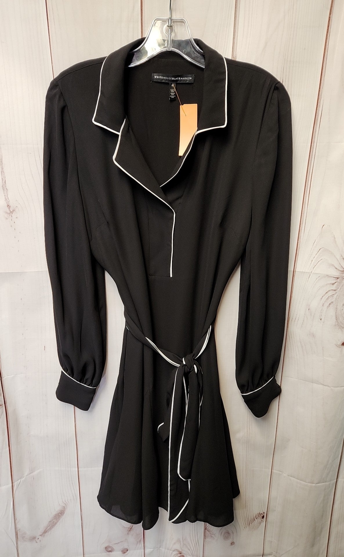 White House Black Market Women's Size 6 Black Dress