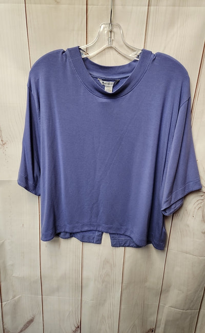 Athleta Women's Size M Purple Short Sleeve Top
